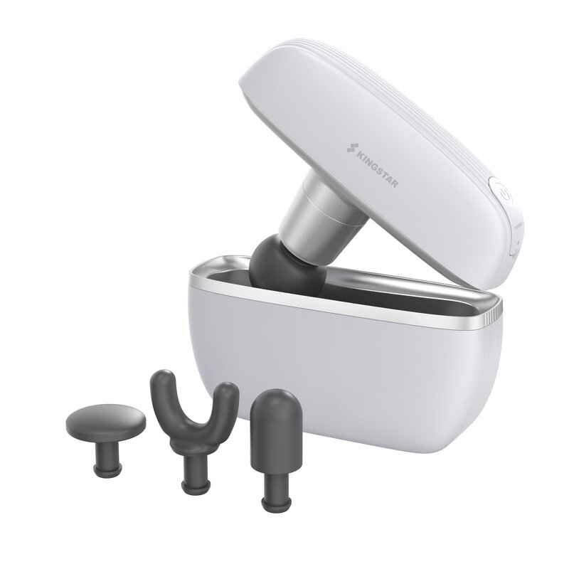 Mini Muscle Massager - Deep Tissue Rechargeable Travel Brushless Magnetic Case Tool