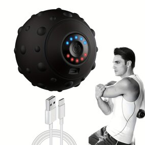 Vibration Massage Ball - 5 Speed Rechargeable High Intensity Muscle Tension Relief Tool
