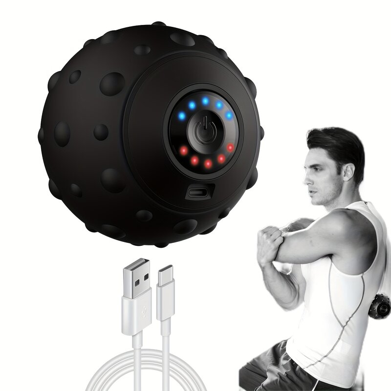 Vibration Massage Ball - 5 Speed Rechargeable High Intensity Muscle Tension Relief Tool