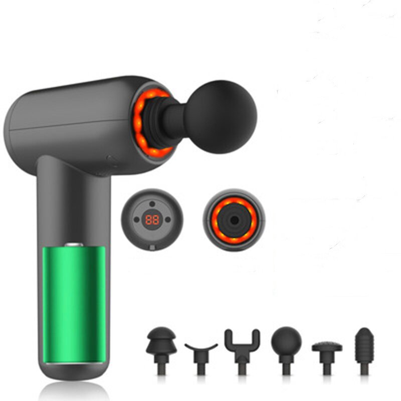 Red Light Fascia Gun - Muscle Treatment LED Display Rechargeable Infrared Powerful Tool