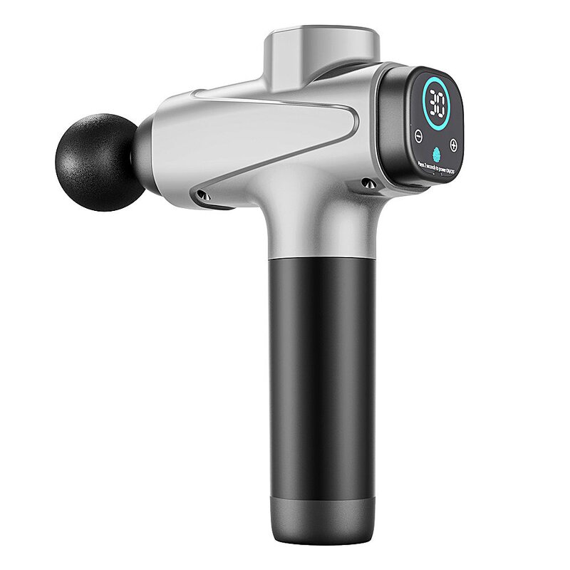 30 Speed Massage Gun - Sports Vibration LCD Booster Percussion Muscle Fascia Tool