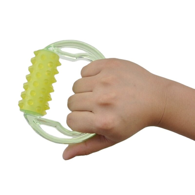 Cellulite Massage Roller - Plastic Manual Handheld Full Body Neck Arm Leg Muscle Tool
