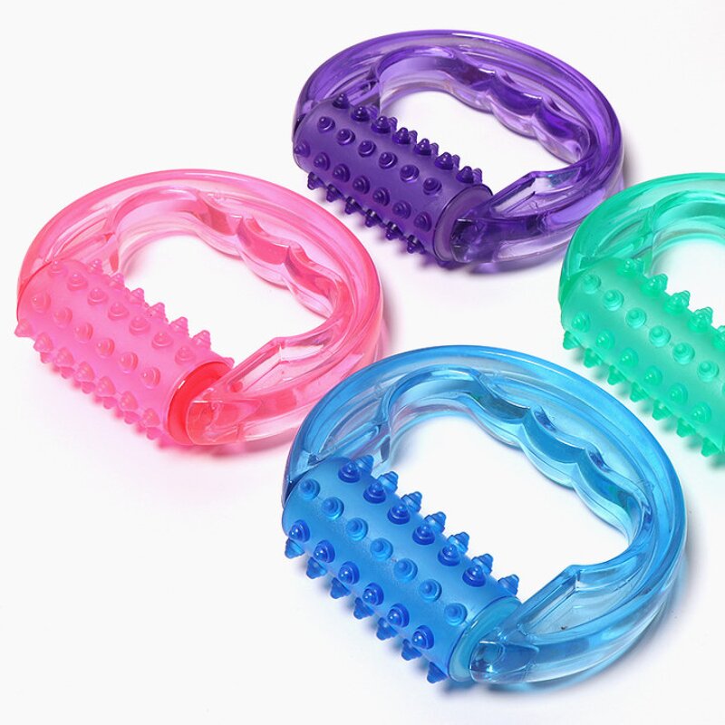 Cellulite Massage Roller - Plastic Manual Handheld Full Body Neck Arm Leg Muscle Tool