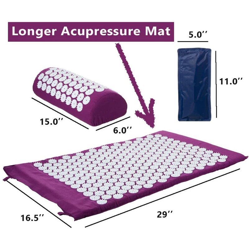 Fitness Acupressure Mat - Top Seller Shakti Mat Set Back Pain Relief Muscle Tool