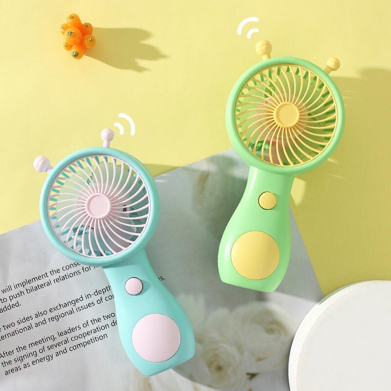Custom Handheld Fan - Rechargeable Mini Cute Portable USB Cooler Personal Use Tool