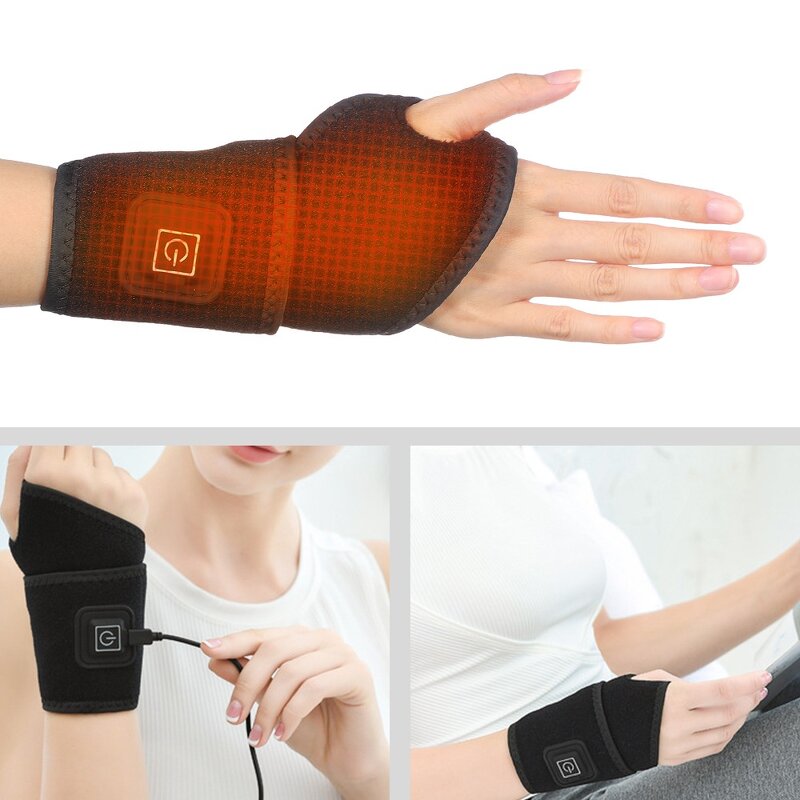 Heated Wristband - Youmay Adjustable Pain Relief Sports Hand Protection Therapy Wrap