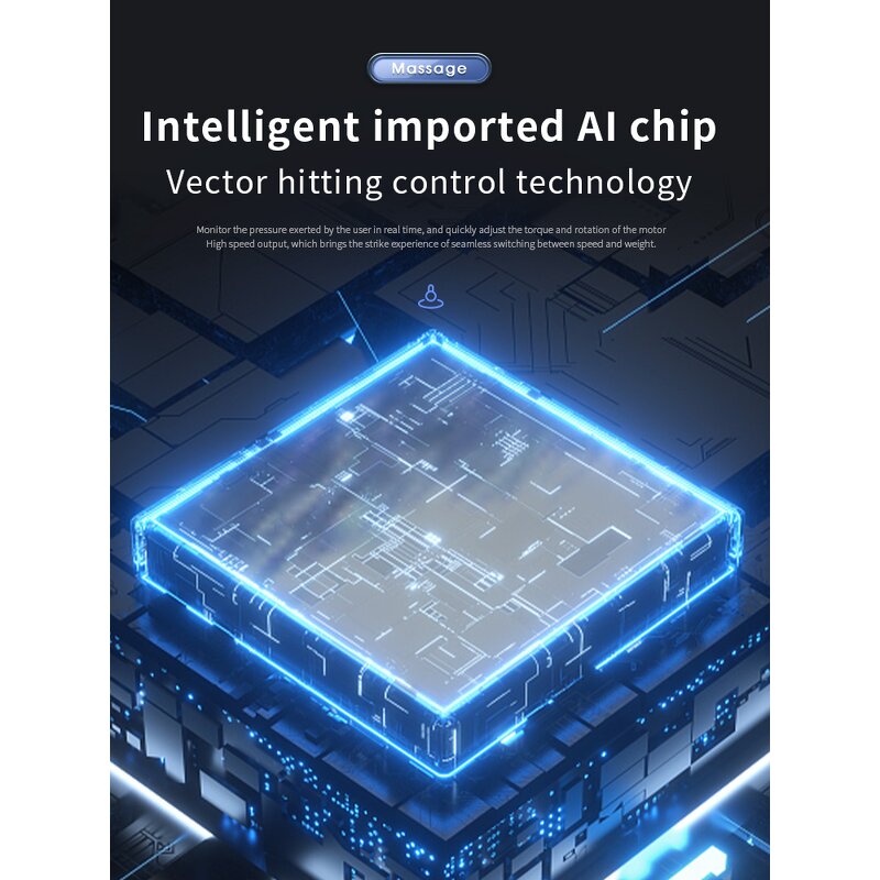 Sports Massage Gun - 99 Speed LCD Screen 10 Hours Working Time Fitness Tool