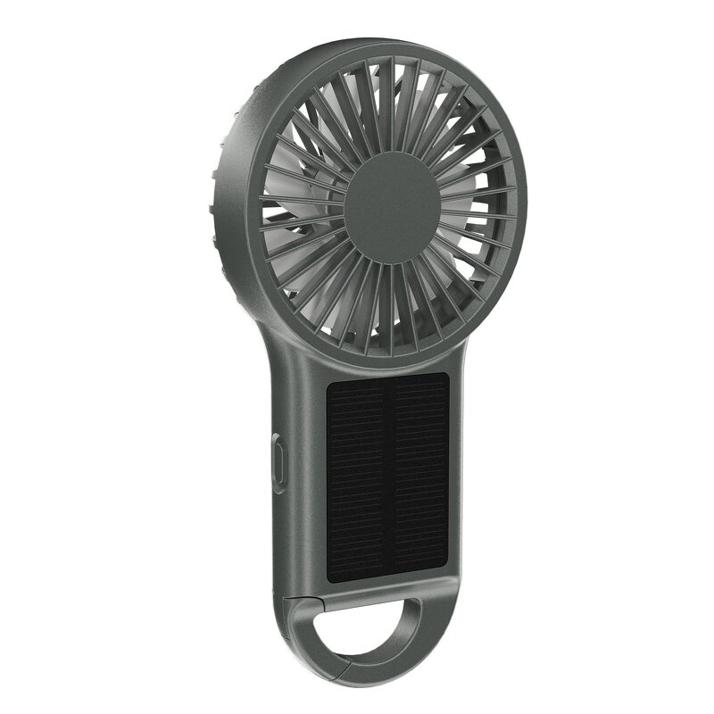 Solar Handheld Fan - 2025 Hook Charging Large Battery Outdoor Camping Cooling Tool