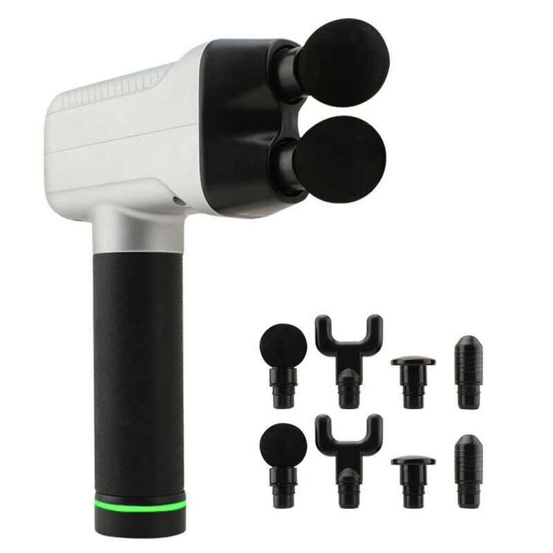 Double Head Massage Gun - YOUMAY Quality Eight Heads Sport Muscle Percussion Tool