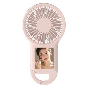 Makeup Mirror Fan - Multifunctional Mini USB Pocket Charging Low Noise Personal Tool