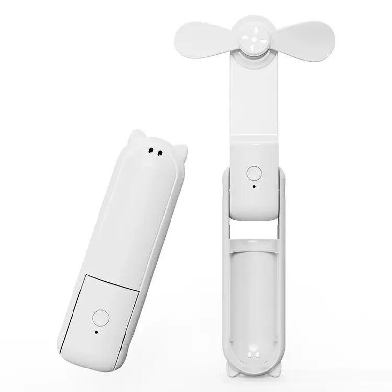 Travel Handheld Fan - Portable Outdoor USB Rechargeable Power Bank Folding Small Tool