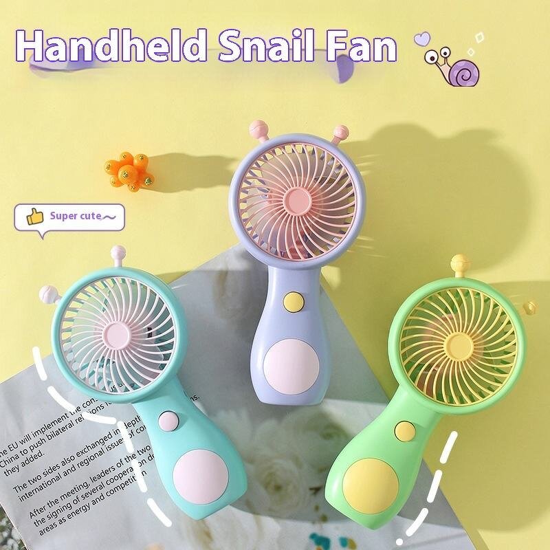 Custom Handheld Fan - Rechargeable Mini Cute Portable USB Cooler Personal Use Tool