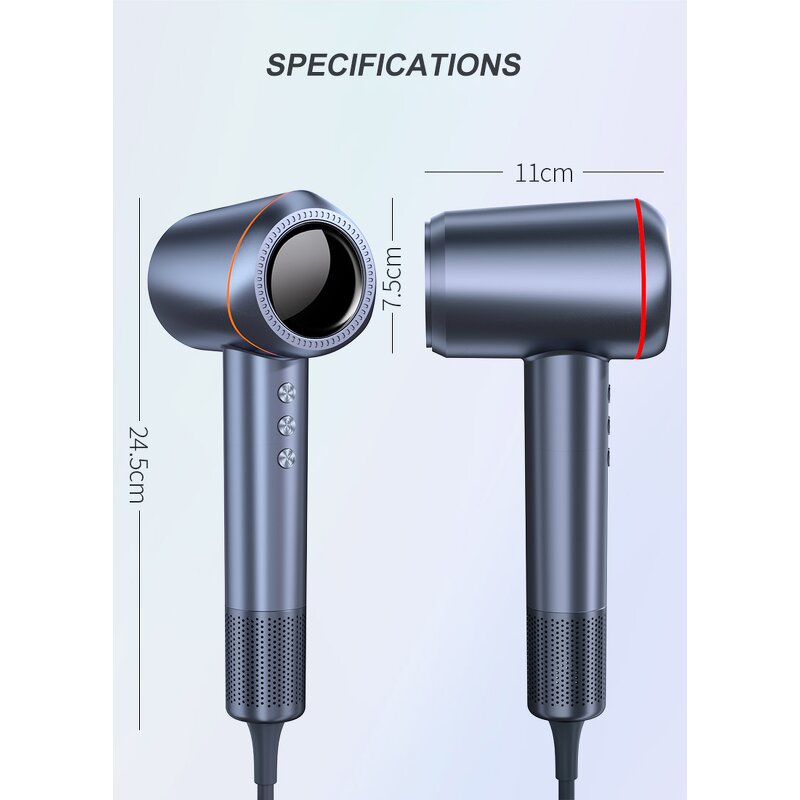 1450W Hair Dryer - 2024 Hot Seller High Speed Negative Ion Household Hand Tool