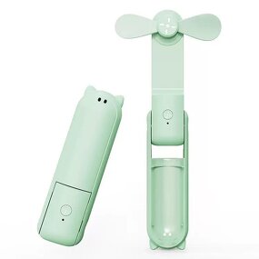 Travel Handheld Fan - Portable Outdoor USB Rechargeable Power Bank Folding Small Tool