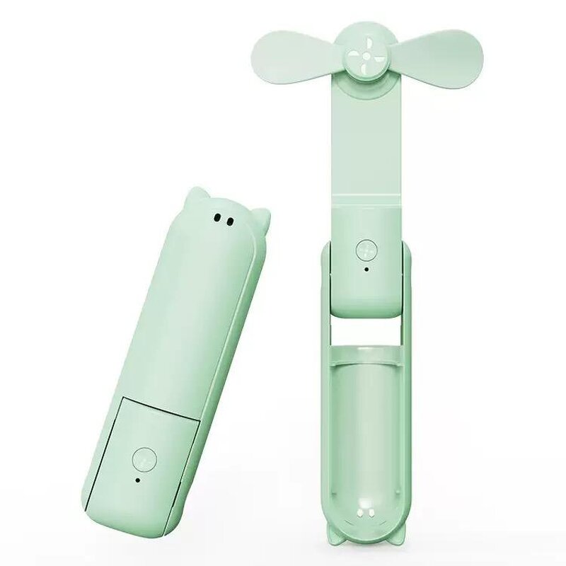 Travel Handheld Fan - Portable Outdoor USB Rechargeable Power Bank Folding Small Tool