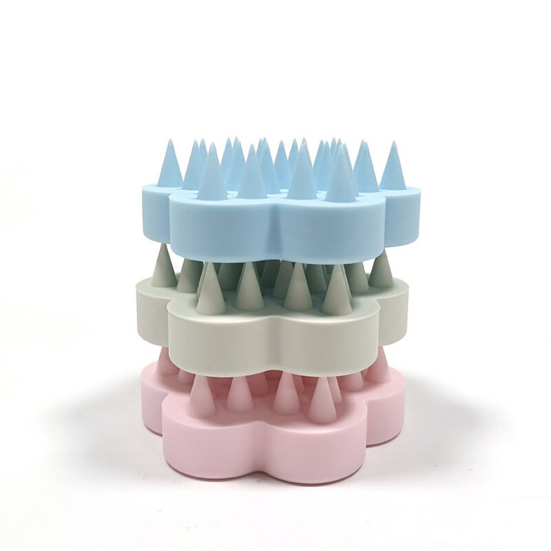 Silicone Scalp Massager - Multi-type Brush for Hair Growth Shampoo Hair Scrubber Tool