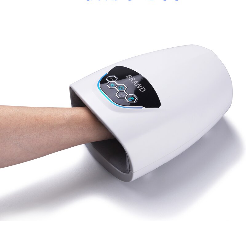 Electric Hand Massager - Therapy Acupressure Rechargeable Vibrating Heat Compression Tool