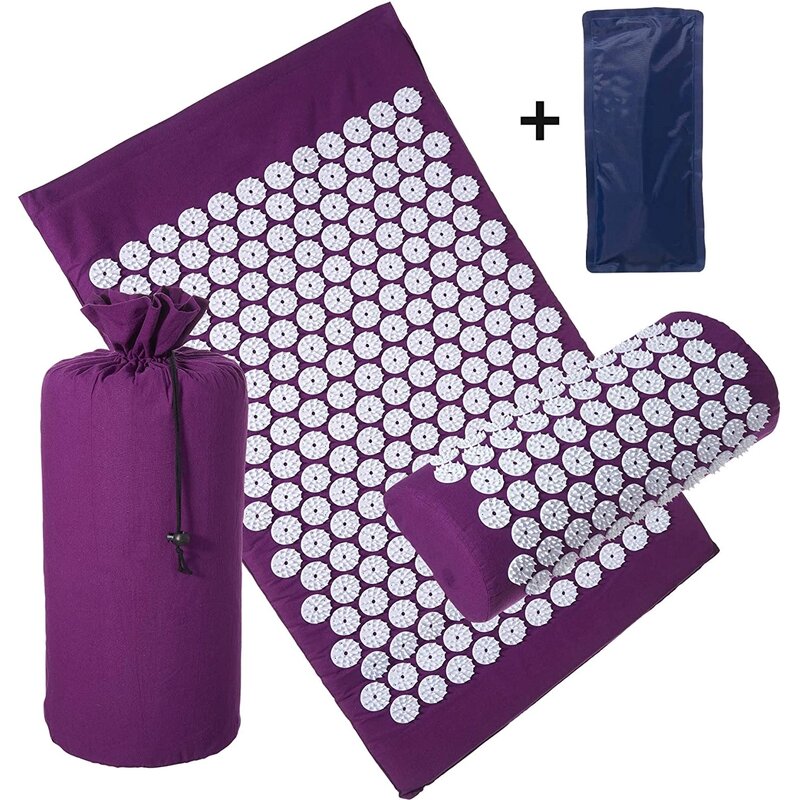 Fitness Acupressure Mat - Top Seller Shakti Mat Set Back Pain Relief Muscle Tool