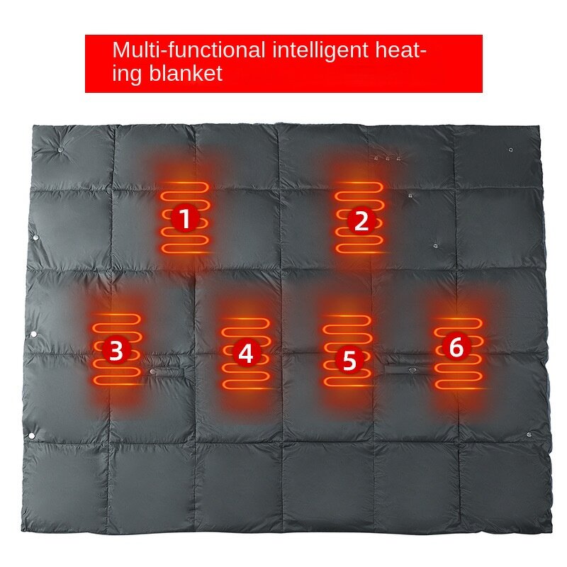 Electric Heated Blanket - Winter Comfortable Washable Custom Logo Home Outdoor Tool