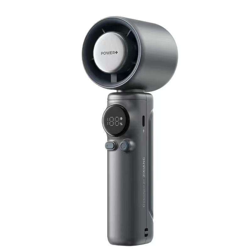 Low Noise Handheld Fan - Adjustable Strong Wind Rechargeable Electric Standing Office Tool
