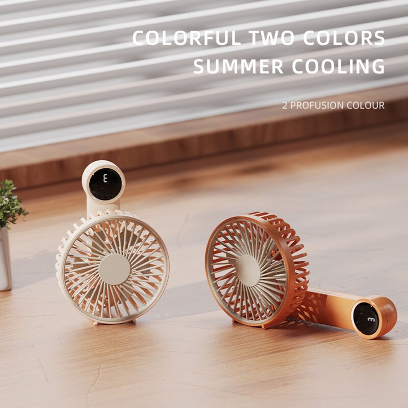 Mini Handheld Fan - New Portable Rechargeable Foldable Household Air Cooling Tool