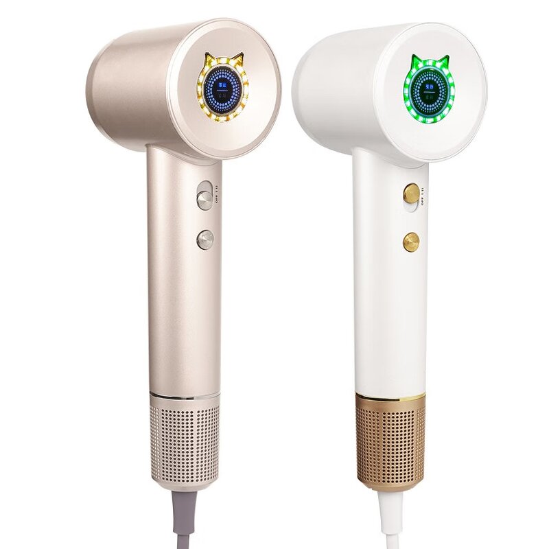 Low Noise Hair Dryer - New 1600W Negative Ions Professional Salon Styling Tool