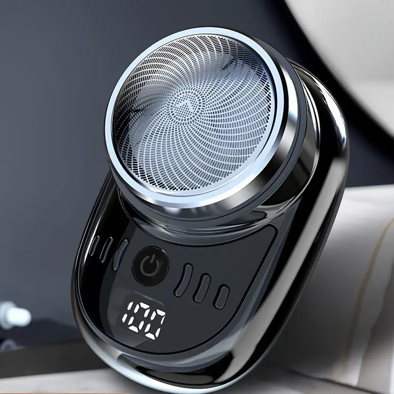 Portable Electric Shaver - Men 100% Washable USB Rechargeable Travel Shaving Tool