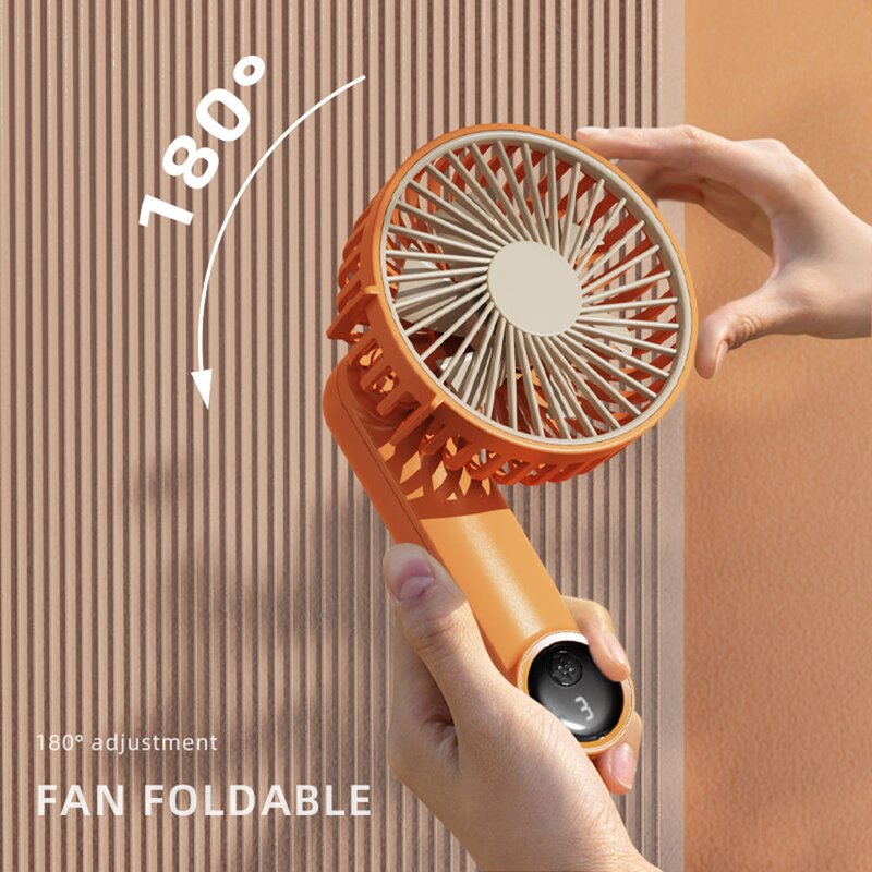 Mini Handheld Fan - New Portable Rechargeable Foldable Household Air Cooling Tool