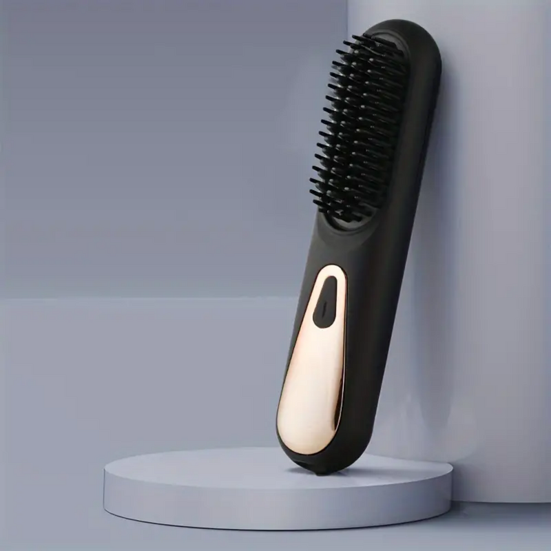 Ionic Hair Straightener - Wireless Professional Electric Heating Brush Hot Styling Tool