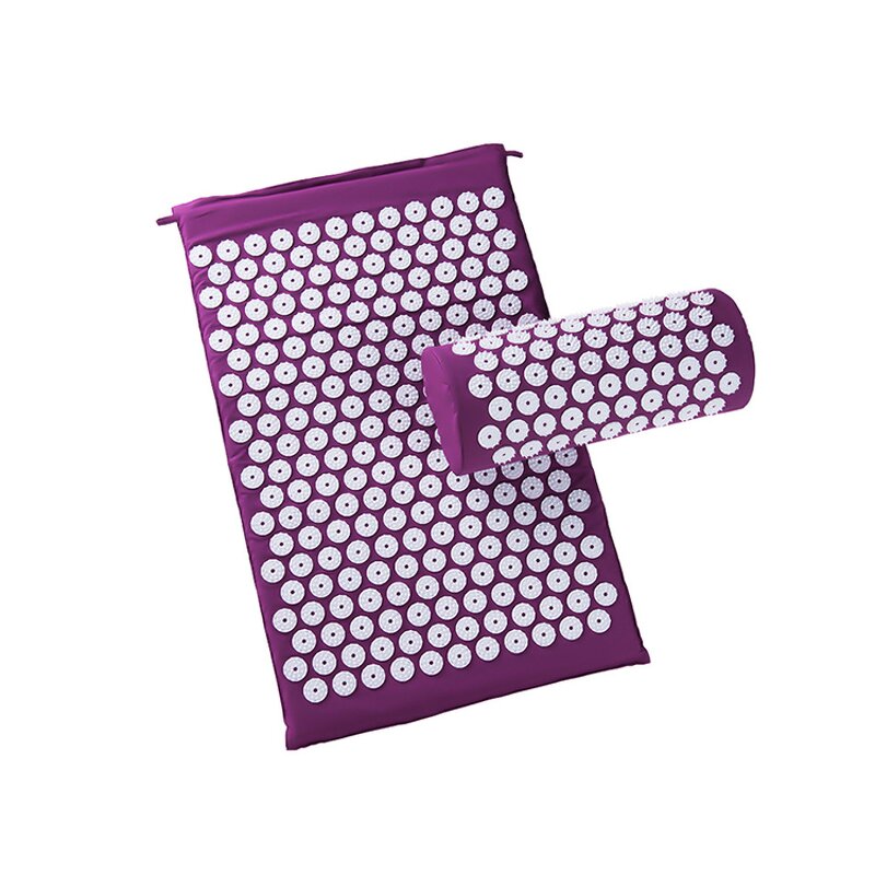 Shakti Acupressure Set - Massage Yoga Mat and Pillow Back Stress Relief Muscle Tool