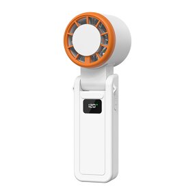 Bladeless Handheld Fan - 2025 High Speed Rechargeable Rotatable Folding Travel Tool