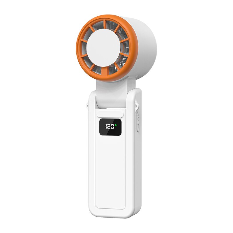 Bladeless Handheld Fan - 2025 High Speed Rechargeable Rotatable Folding Travel Tool