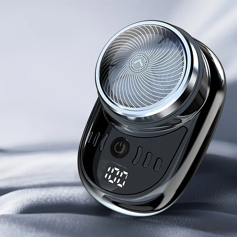 Portable Cordless Shaver - Men Smart Battery Indicator Washable Compact Travel Tool