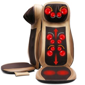 Car Massage Cushion - Youmay Electric Vibrating Infrared Heating Back Seat Pad Tool