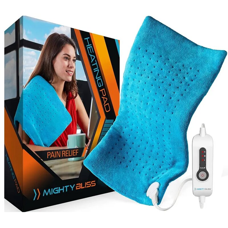 Smart Heating Pad - Youmay Electric Pulse Massage Hot Compress Muscle Relax Pain Tool