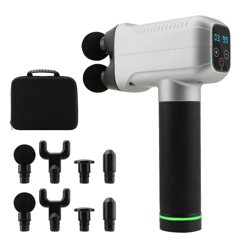 Double Head Massage Gun - YOUMAY Quality Eight Heads Sport Muscle Percussion Tool