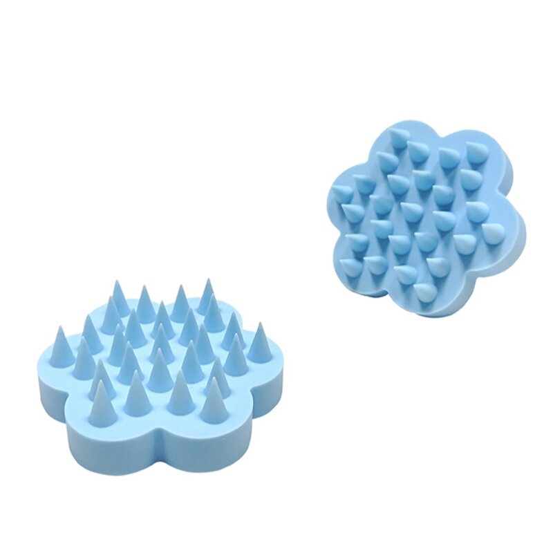 Silicone Scalp Massager - Multi-type Brush for Hair Growth Shampoo Hair Scrubber Tool