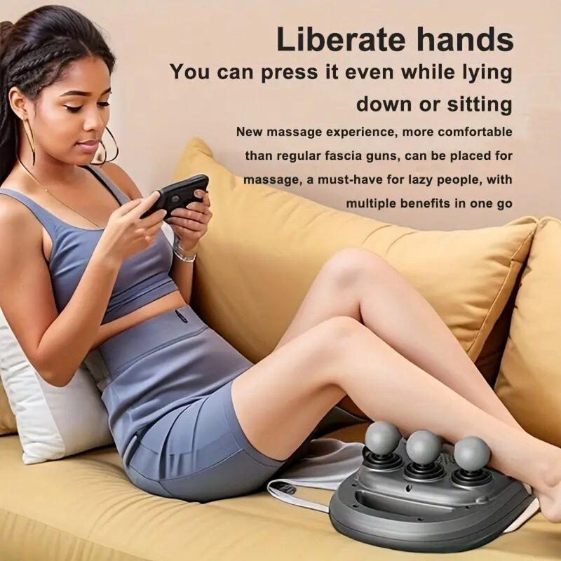 Six Head Massage Gun - Professional Infrared LED Display Deep Tissue Muscle Tool