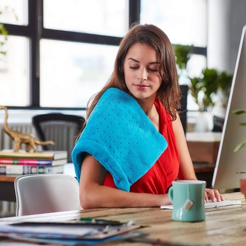 Smart Heating Pad - Youmay Electric Pulse Massage Hot Compress Muscle Relax Pain Tool