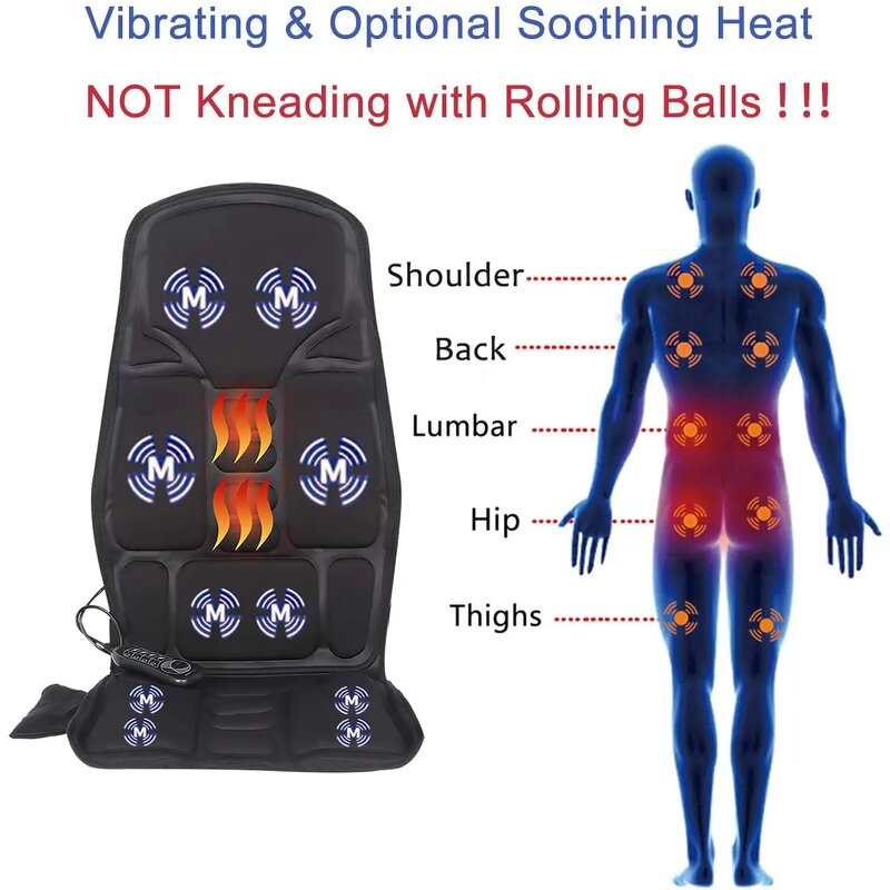 Vibrating Mattress - Youmay Massage Products Vibration Cushion Full Body Relax Tool