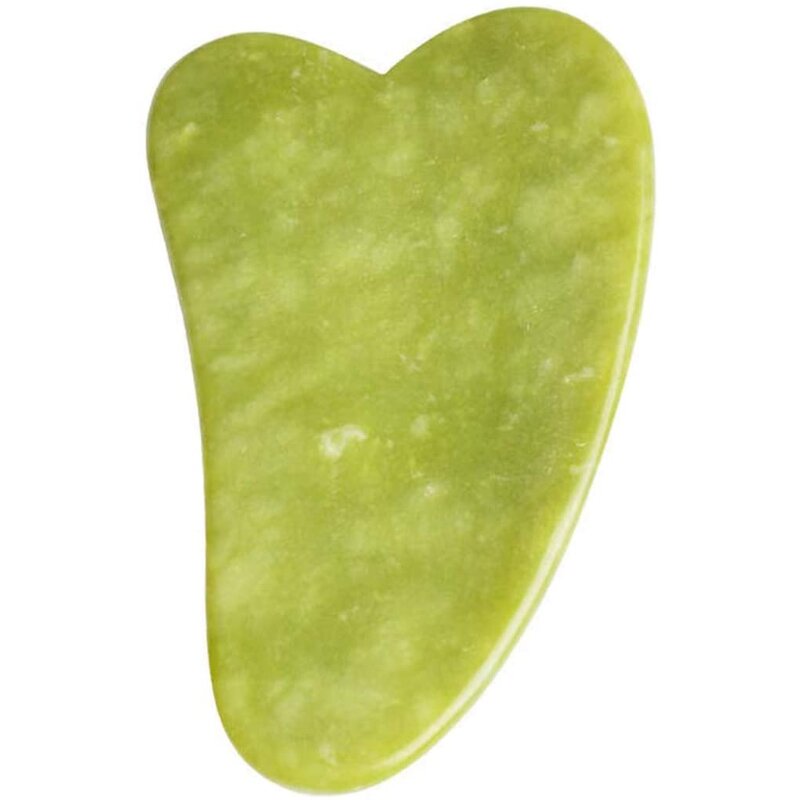 Xiuyu Gua Sha Roller - Green Jade Body Scalp Health Massage Board Tool