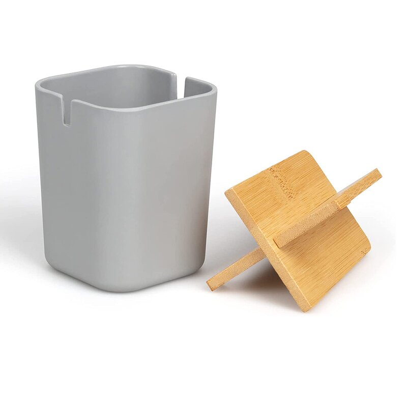 Bamboo Toothbrush Holder - Biodegradable Fibre Compostable Bathroom Cup Tool