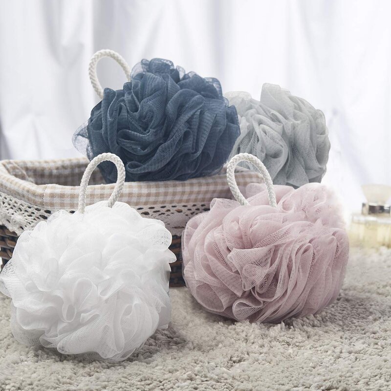 Loofah Bath Sponge - Eco-Friendly 75g GRS Netting Gentle Exfoliation Puff