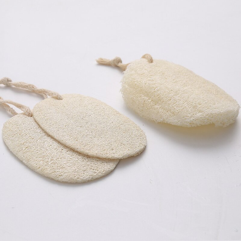 Loofah Dish Brush - Natural Kitchen Scrubber Sponge Effective Dish Cleaning Tool