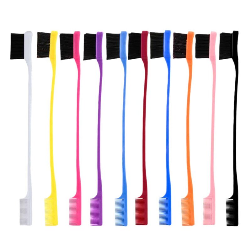 2-in-1 Eyebrow Comb - Double-Sided Edge Control Sustainable Nylon Hair Tool