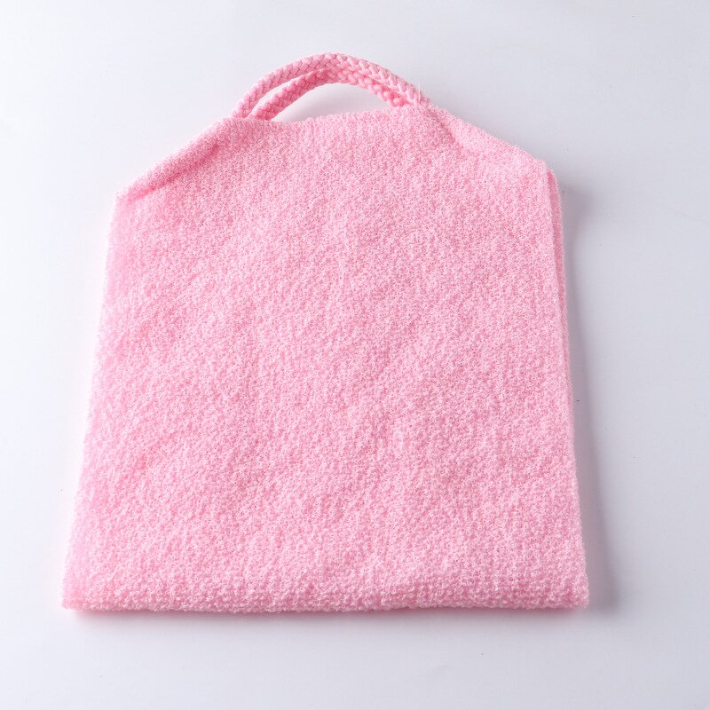 Nylon Back Scrubber - Dual-Sided Exfoliating Bath Towel Shower Washcloth Tool