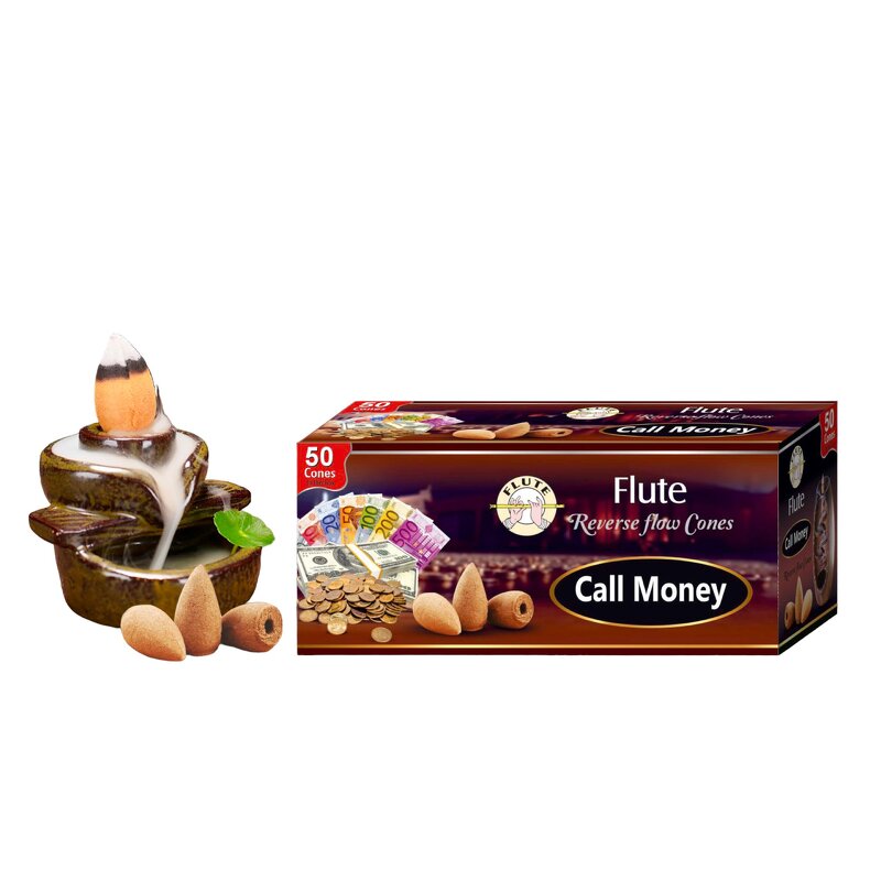 Backflow Incense Cone Tower - Yoga Lotus Waterfall Aromatherapy Diffuser Tool