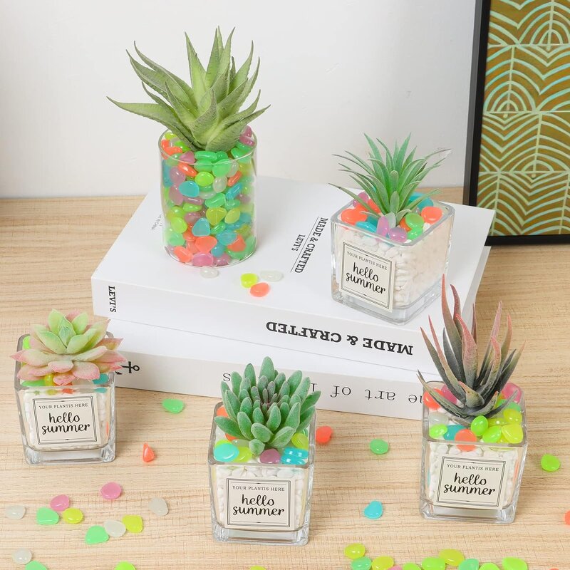 Glow in the Dark Stone - Wholesale 4.5cm Luminous Pebble Outdoor Garden Decor