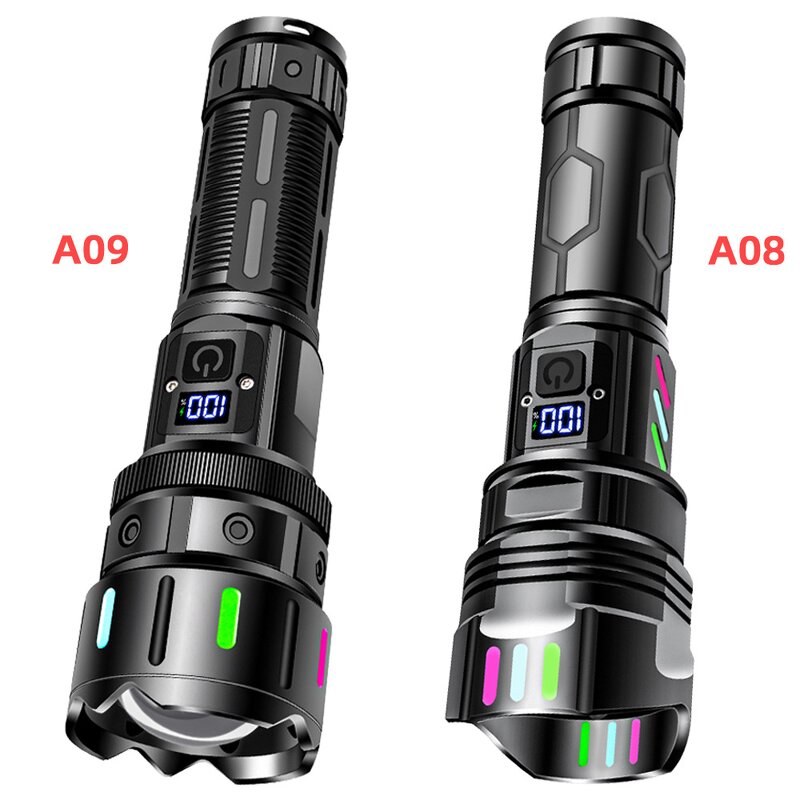 Type-C LED Flashlight - High Power Rechargeable Super Bright Camping Fishing Tool