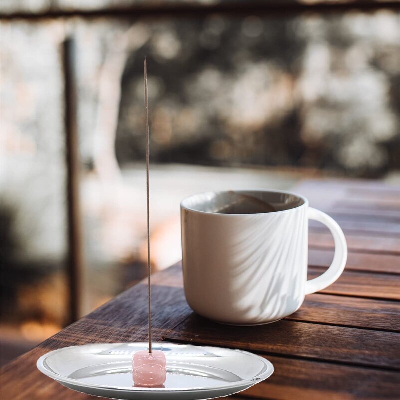 Jade Stone Incense Holder - Wholesale Rose Quartz Crystal Stick Aromatherapy Tool